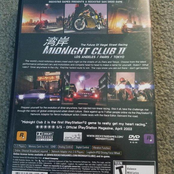 Playstation 2 Midnight Club 2 - Picture 4 of 4